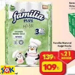 FAMİLİA NATURAL KAĞIT HAVLU FAMİLİA NATURAL KAĞIT HAVLU